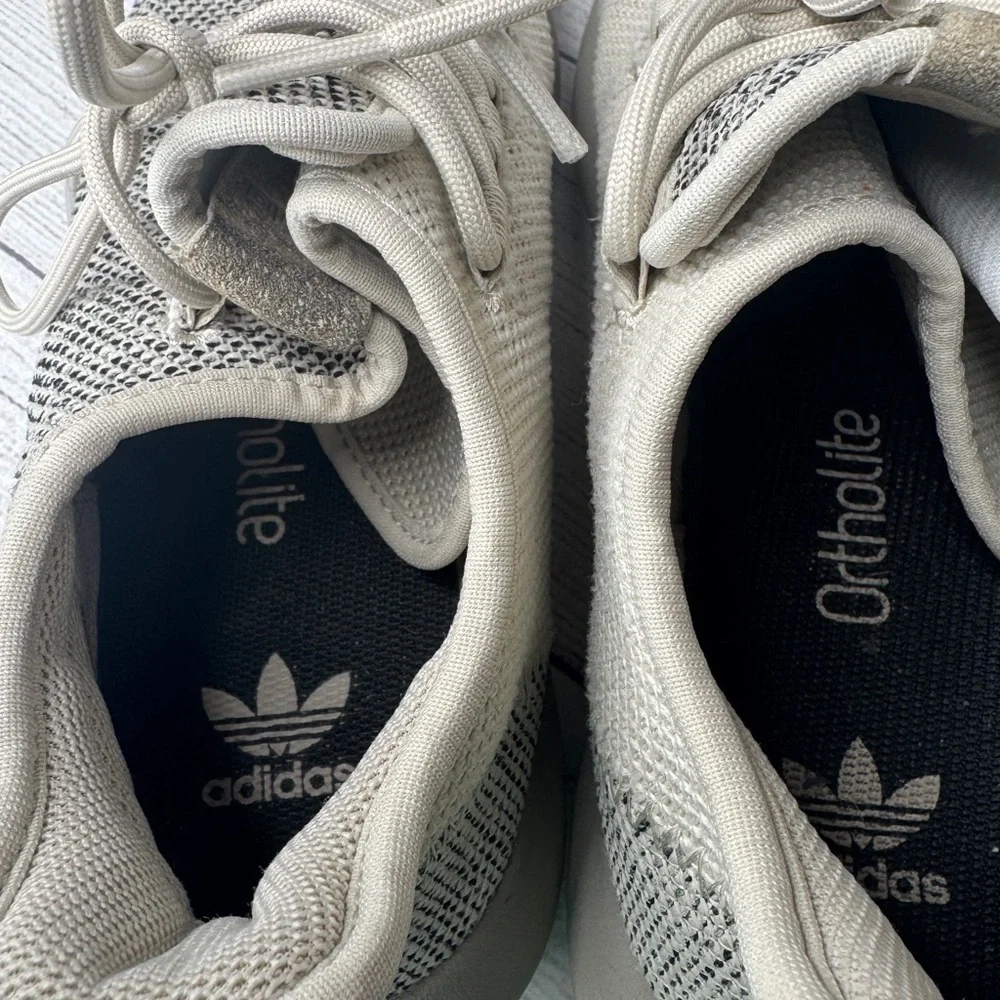 Adidas Tubular Shadow Knit‎ Sneaker Cream Black Men’s Size 6.5